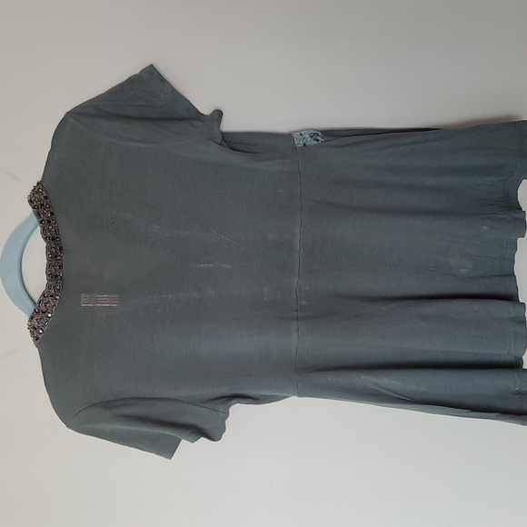 Jersey embellished Indian Boho top - Picture 7 of 10